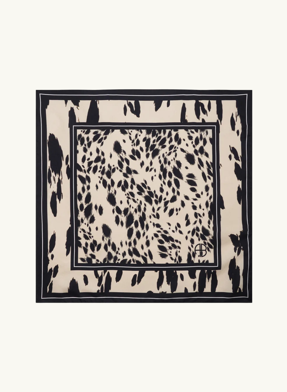 Anine Bing York Scarf Leopard