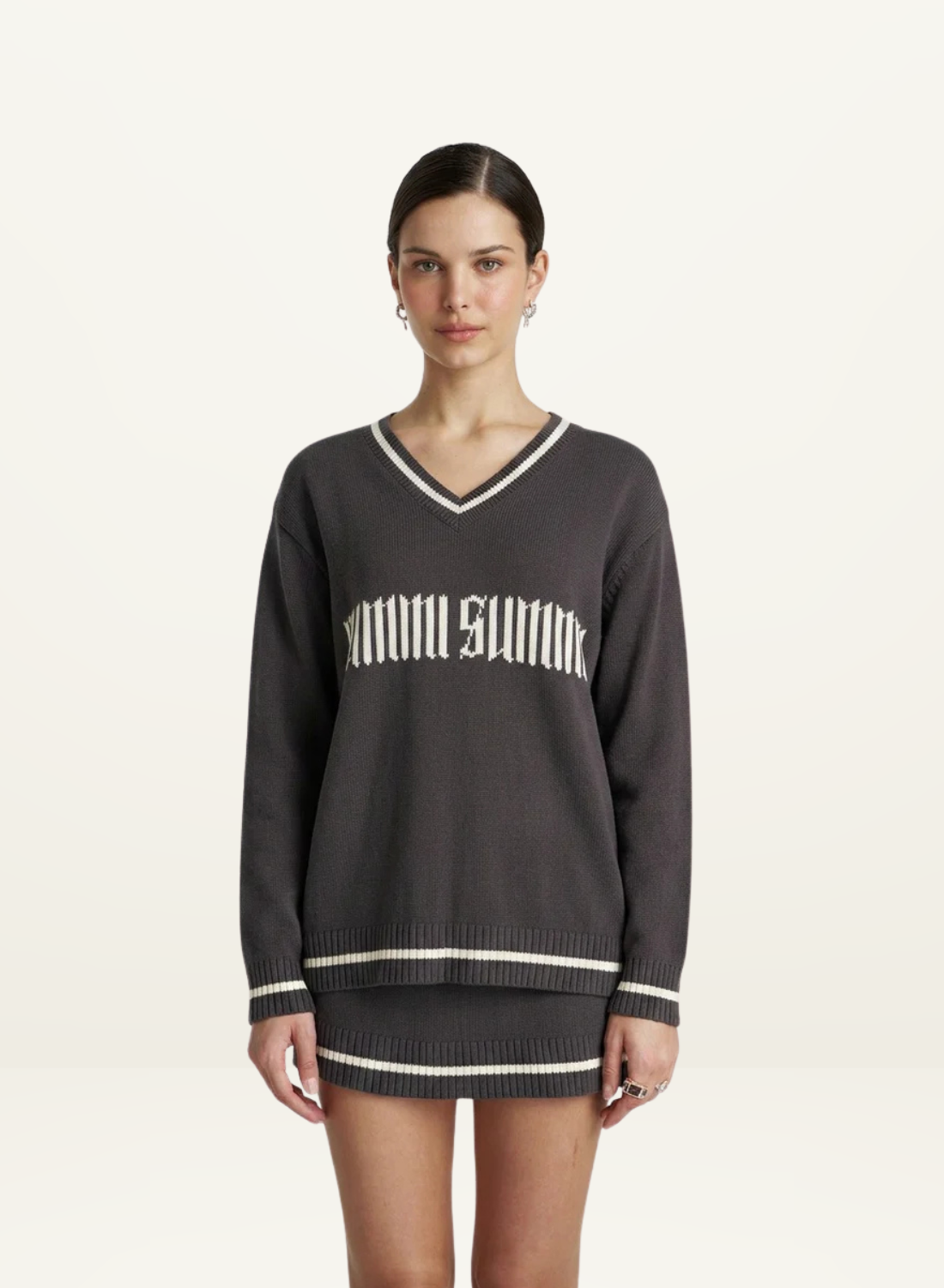 Summi Summi Summi Knit Sweater in Shadow