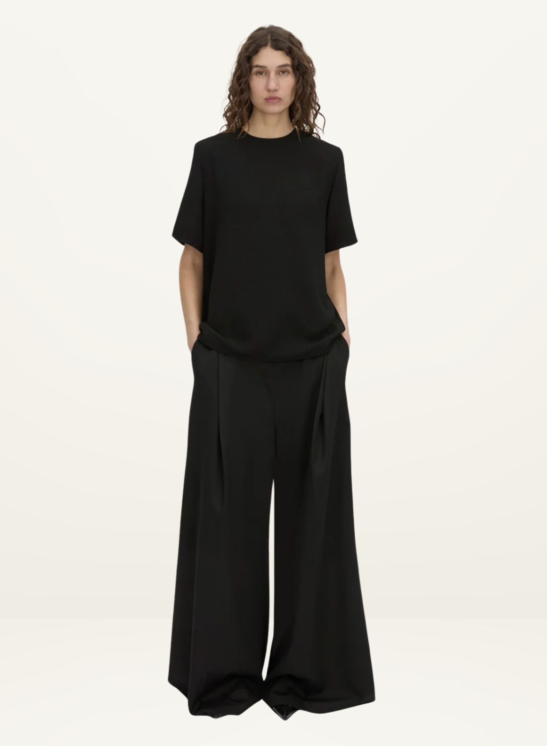 Camilla and Marc Darien Top in Black