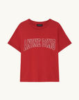 Anine Bing Shelly Tee in Tango Red