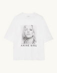 Anine Bing Avi Tee Kate Moss WHITE