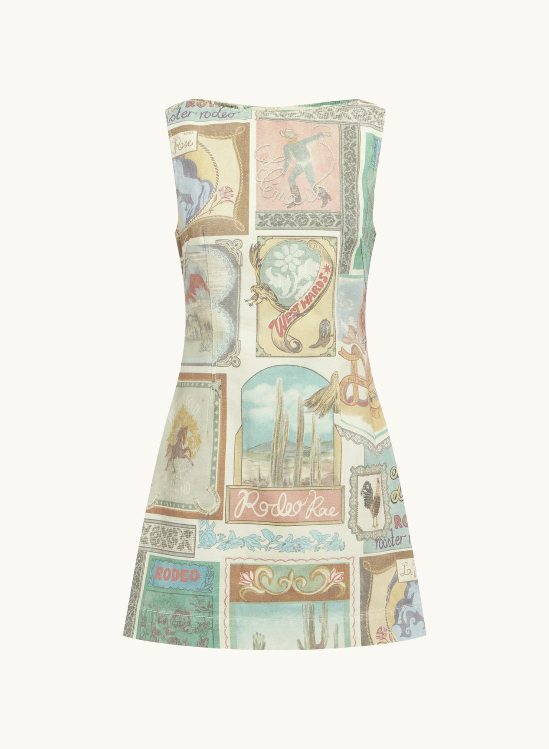 Alemais Andie Denim Mini Dress