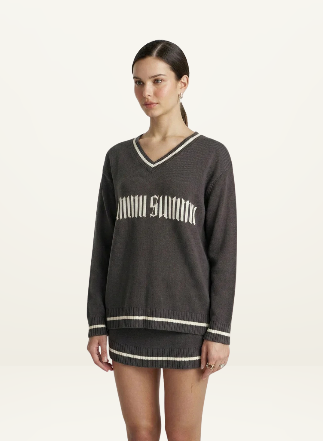 Summi Summi Summi Knit Sweater in Shadow