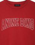 Anine Bing Shelly Tee in Tango Red
