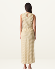 Esmaee Sahara Maxi Dress in Sage Stripe