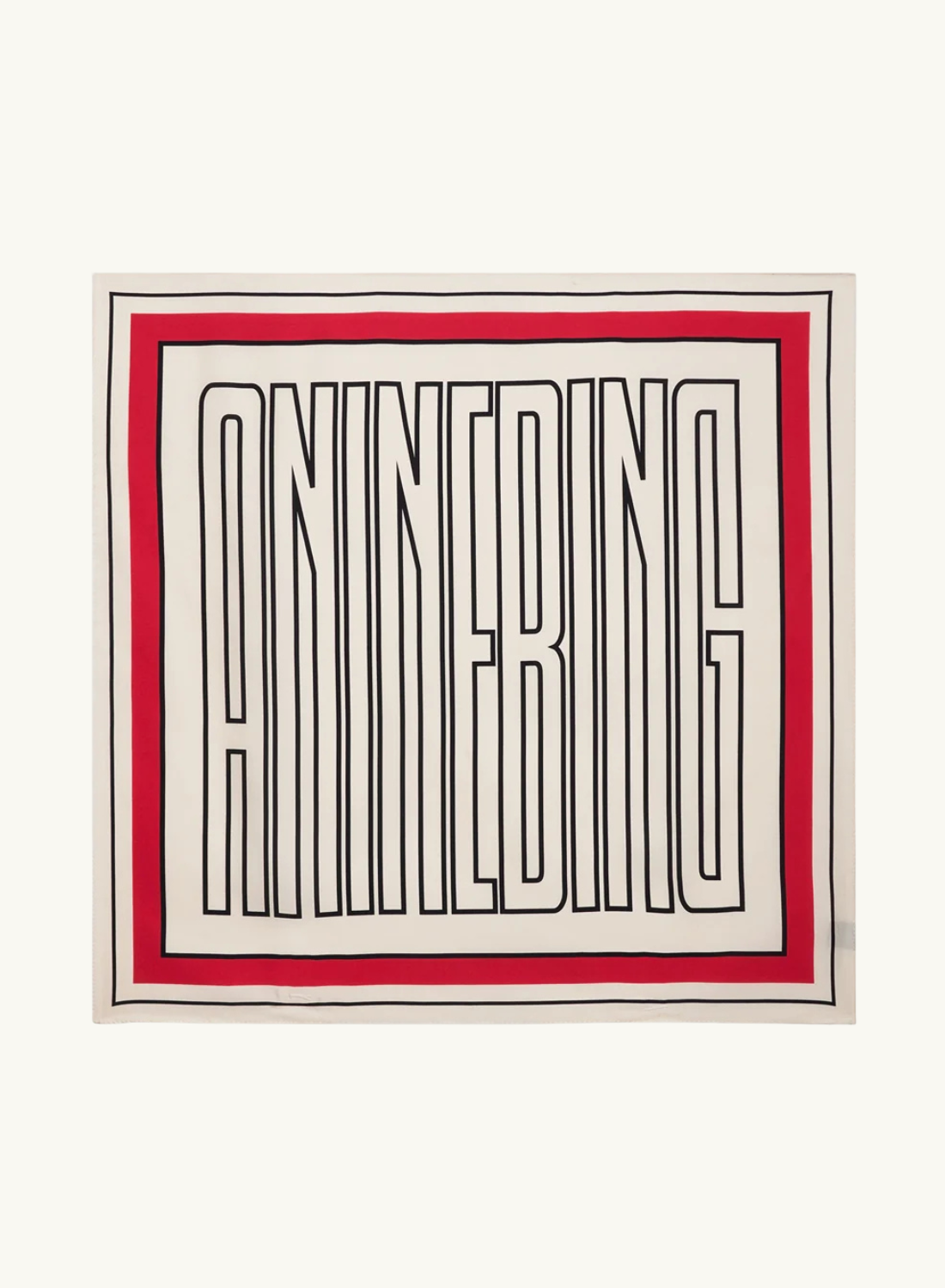 Anine Bing York Scarf Anine Bing Tango Red