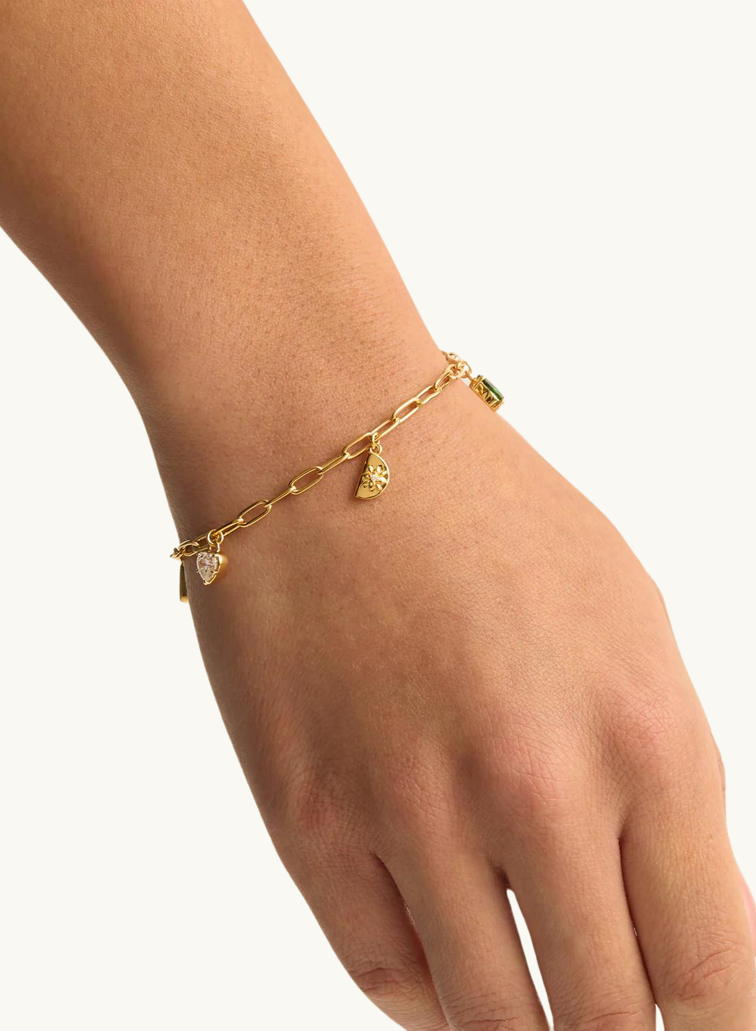 Wanderlust Charm Bracelet GOLD By Charlotte-By Charlotte-Frolic Girls