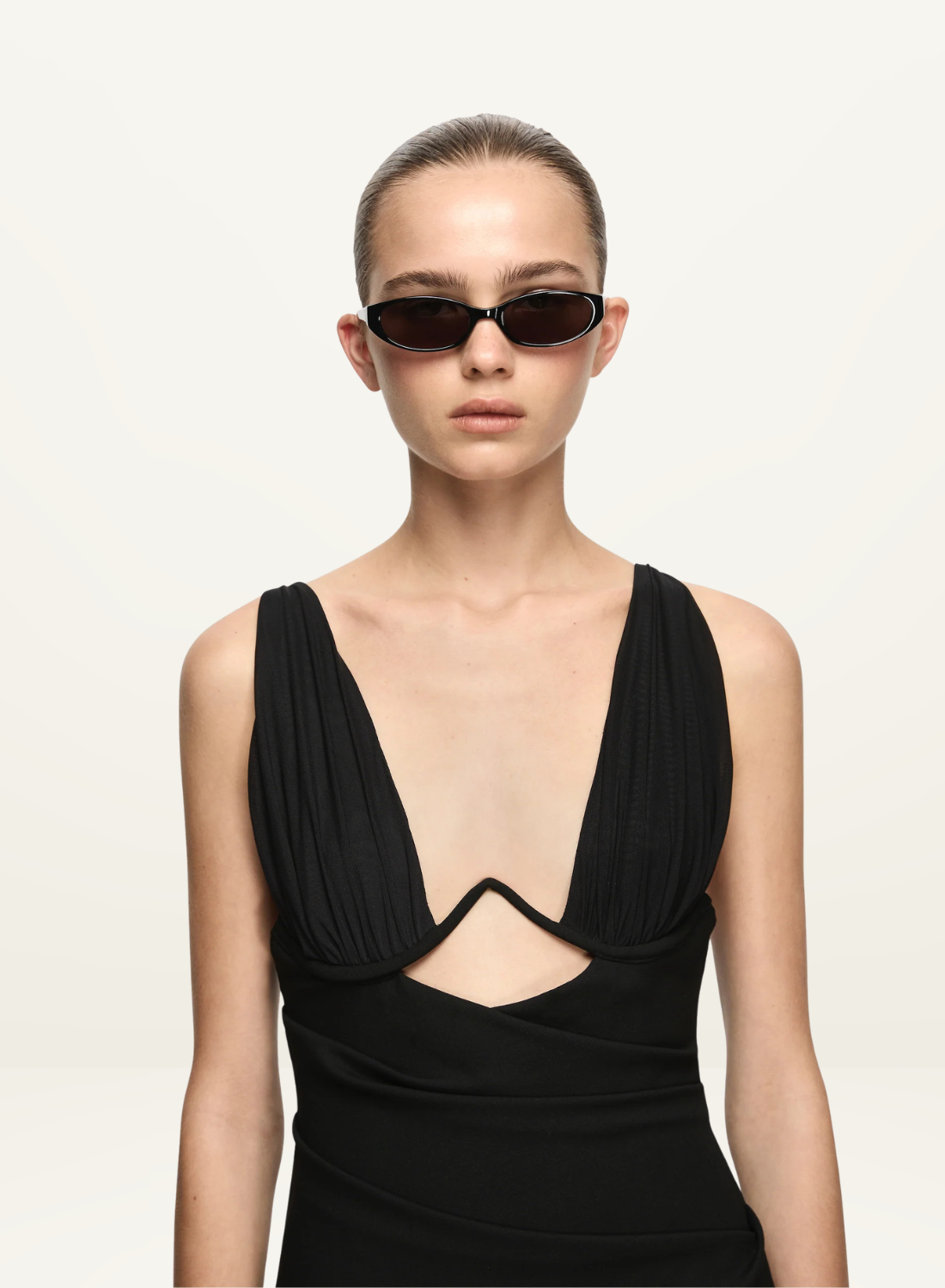 Bec + Bridge Henley Mini Dress in Black