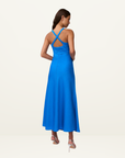 Soleil Pipe Midi Dress AZURE BLUE By Johnny-By Johnny-Frolic Girls