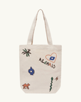 Alemais Maroc Library Tote in Ivory
