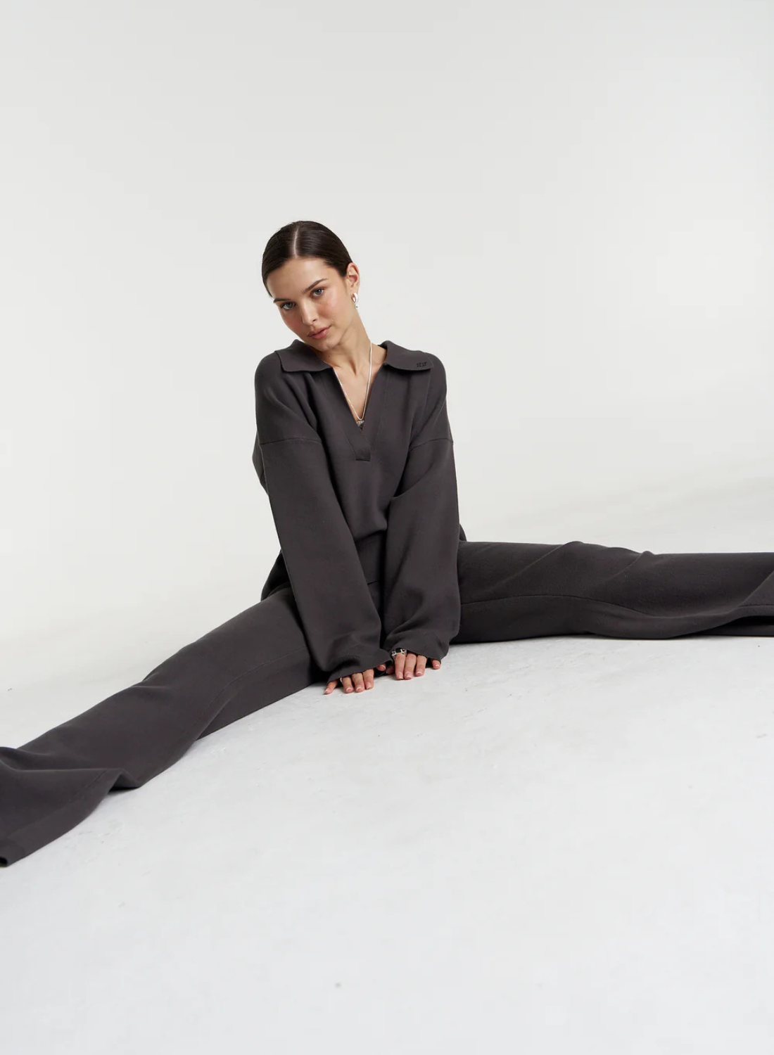 Summi Summi Lounge Knit Pant in Shadow