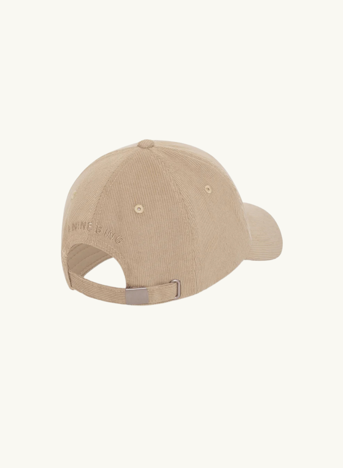 Anine Bing Jeremy Baseball AB Cap Beige Corduroy