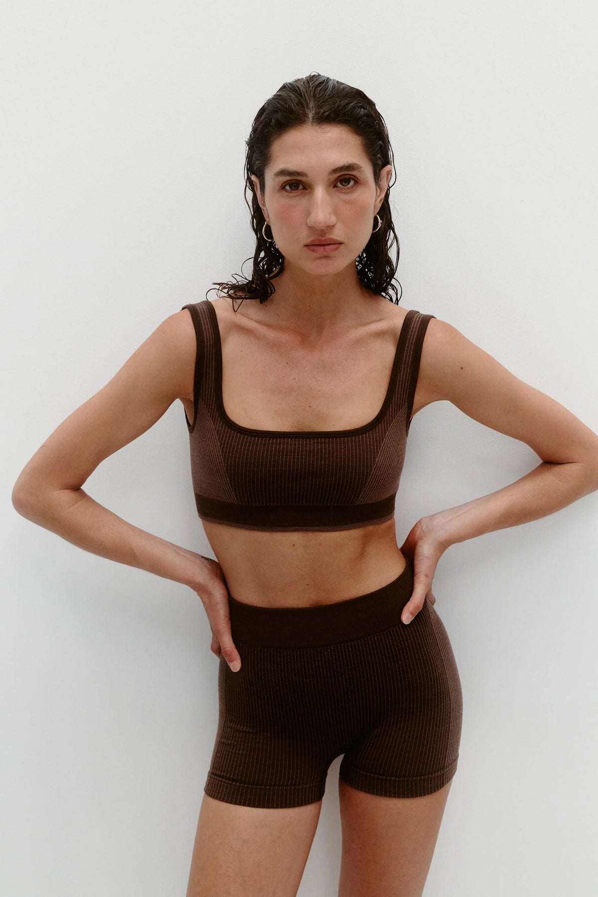 Nagnata Classic Wool Bralet in Bark
