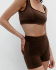 Nagnata Classic Wool Bralet in Bark