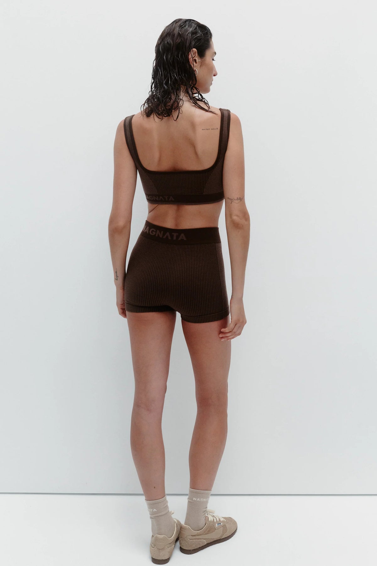 Nagnata Classic Wool Bralet in Bark