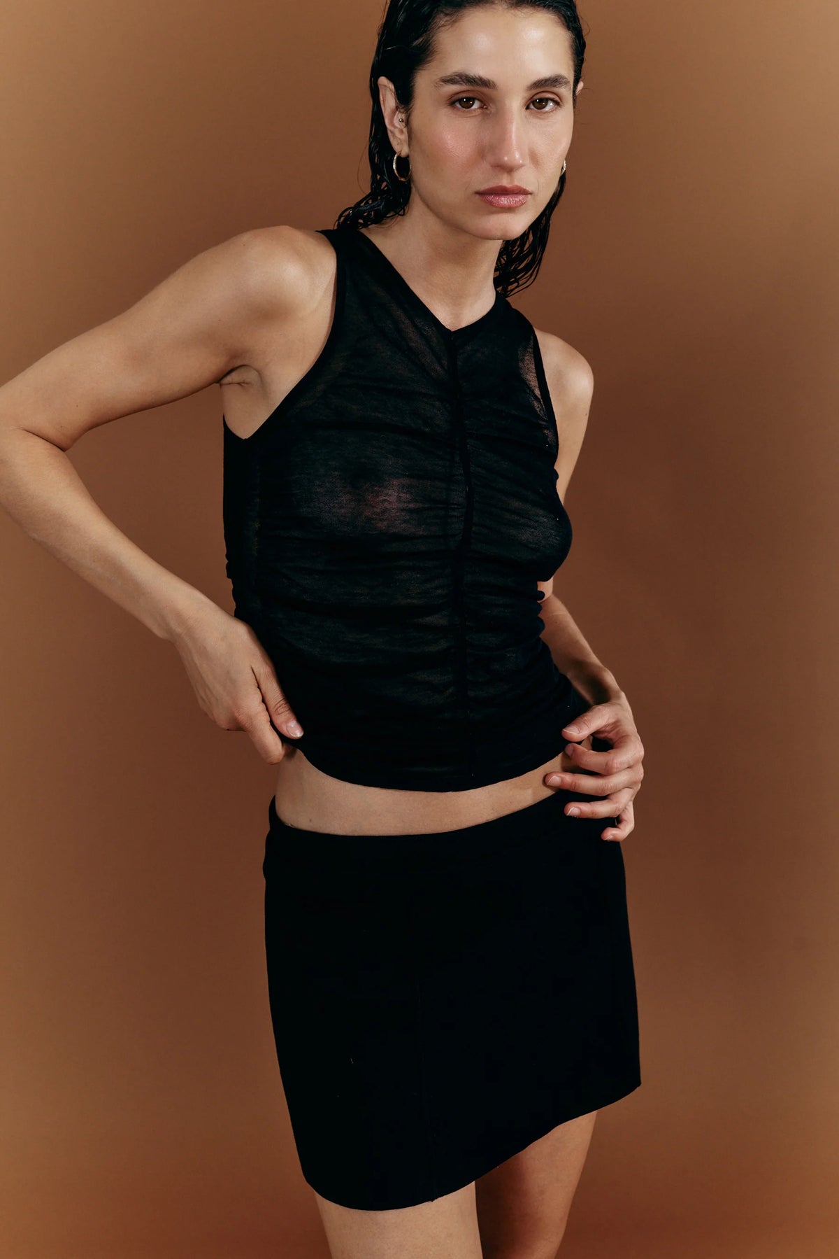 Nagnata Sienna Tank in Black