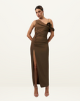 Juliet Ankle Dress in CHOCOLATE BROWN By Johnny-By Johnny-Frolic Girls