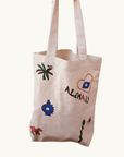 Alemais Maroc Library Tote in Ivory