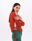 Nagnata Downtown Mesh Jersey in Poppy