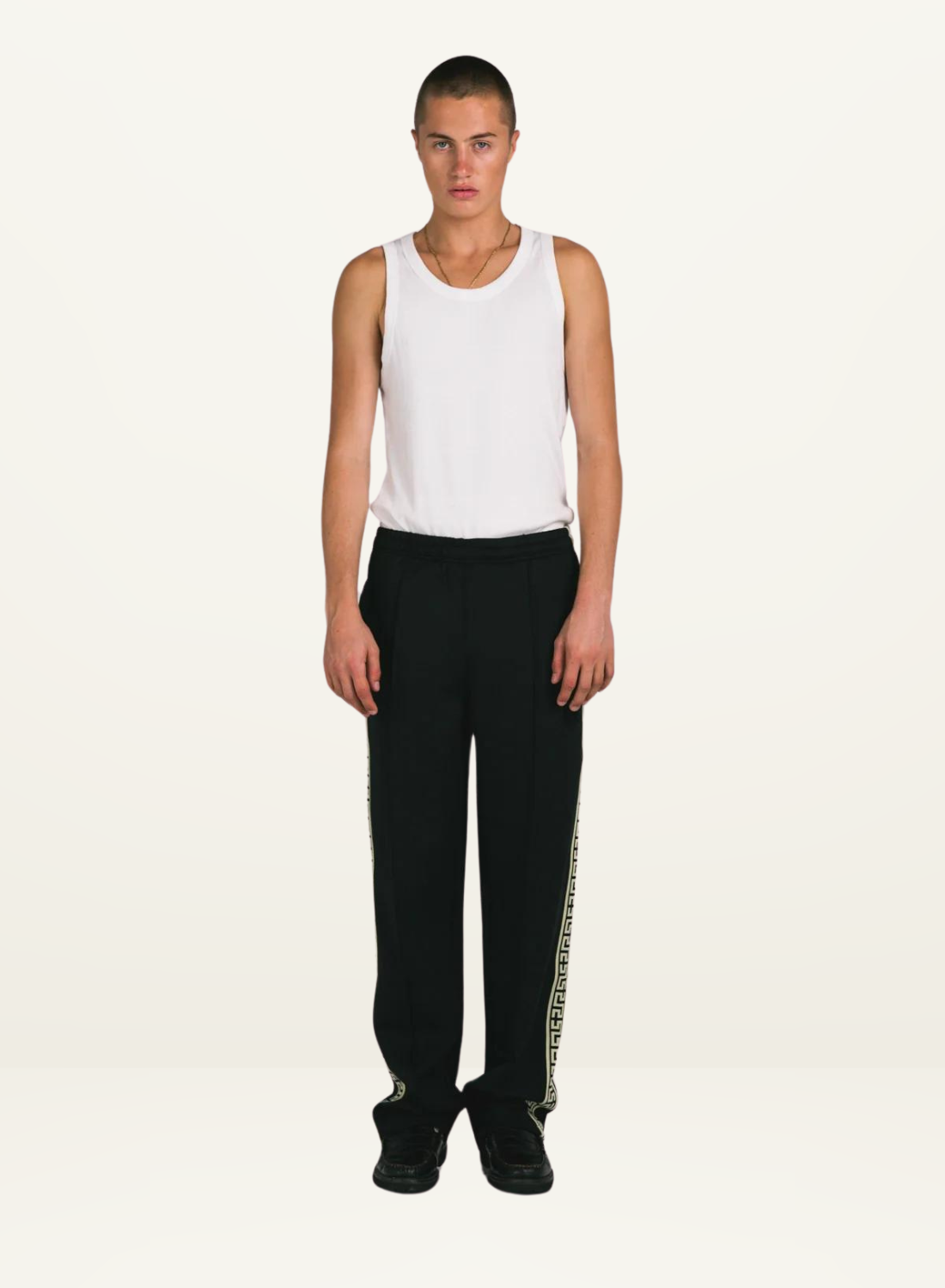 Geo Track Pants in BLACK Something Very Special-Something Very Special-Frolic Girls