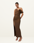 Juliet Ankle Dress in CHOCOLATE BROWN By Johnny-By Johnny-Frolic Girls