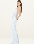 Sabia Twist Dress in SILVER BLUE Bec & Bridge-Bec & Bridge-Frolic Girls