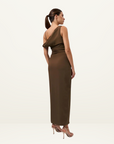 Juliet Ankle Dress in CHOCOLATE BROWN By Johnny-By Johnny-Frolic Girls