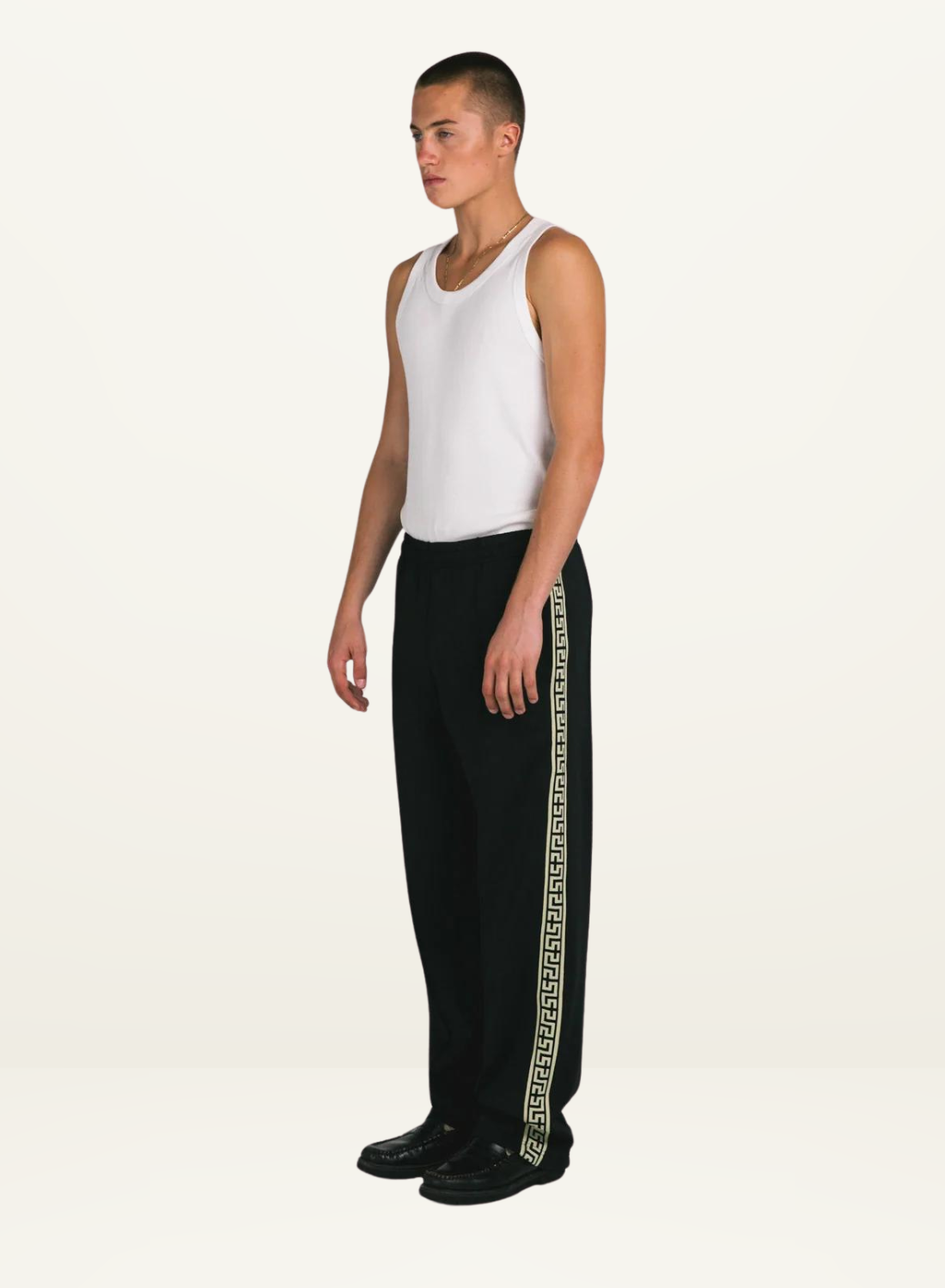 Geo Track Pants in BLACK Something Very Special-Something Very Special-Frolic Girls