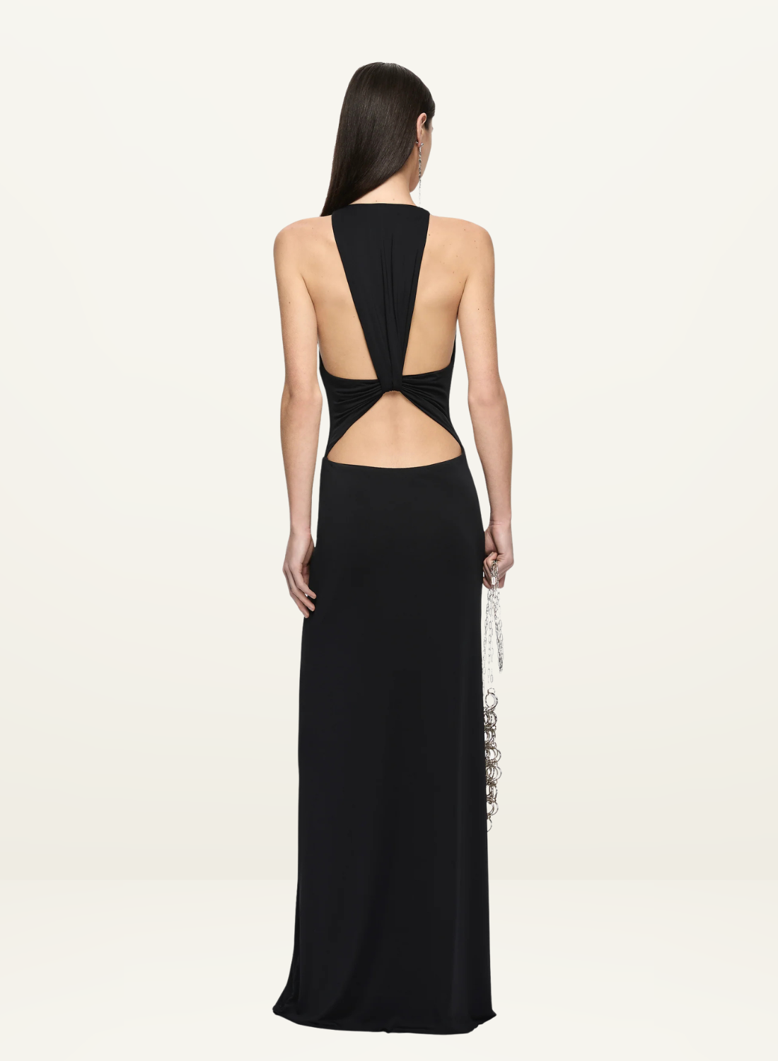 Bec + Bridge Thalia V Maxi Dress in Black