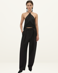 Camilla and Marc Dune Scarf Top in Black