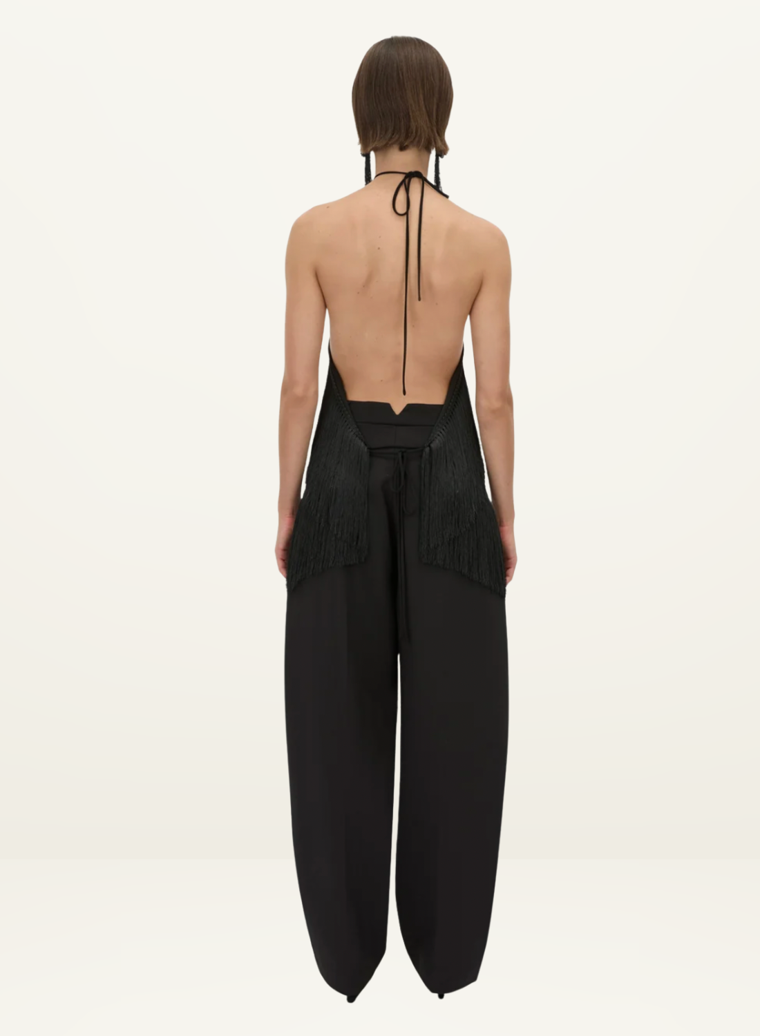 Camilla and Marc Dune Scarf Top in Black