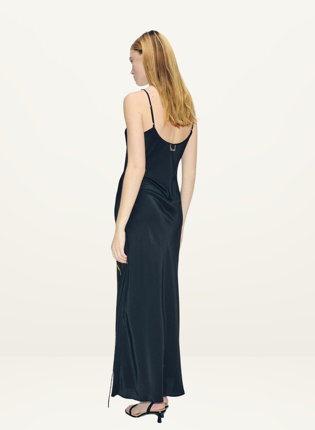 Silk Laundry CDC 1969 Slip Dress in Iris Black