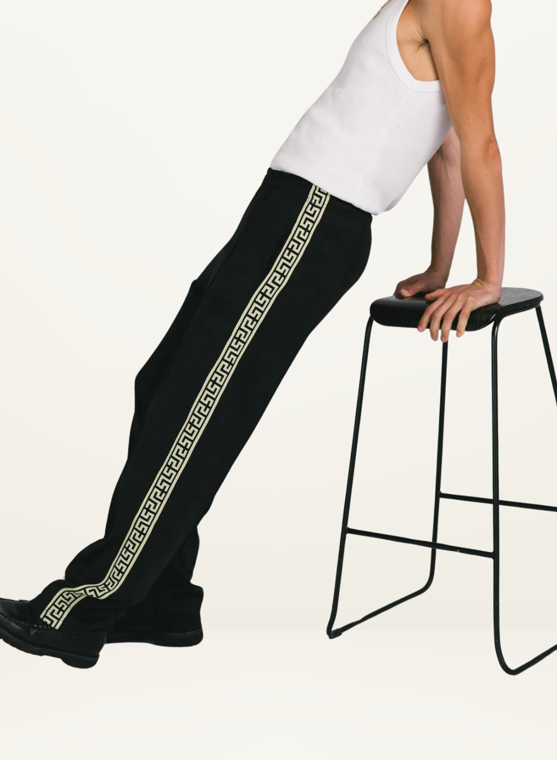 Geo Track Pants in BLACK Something Very Special-Something Very Special-Frolic Girls