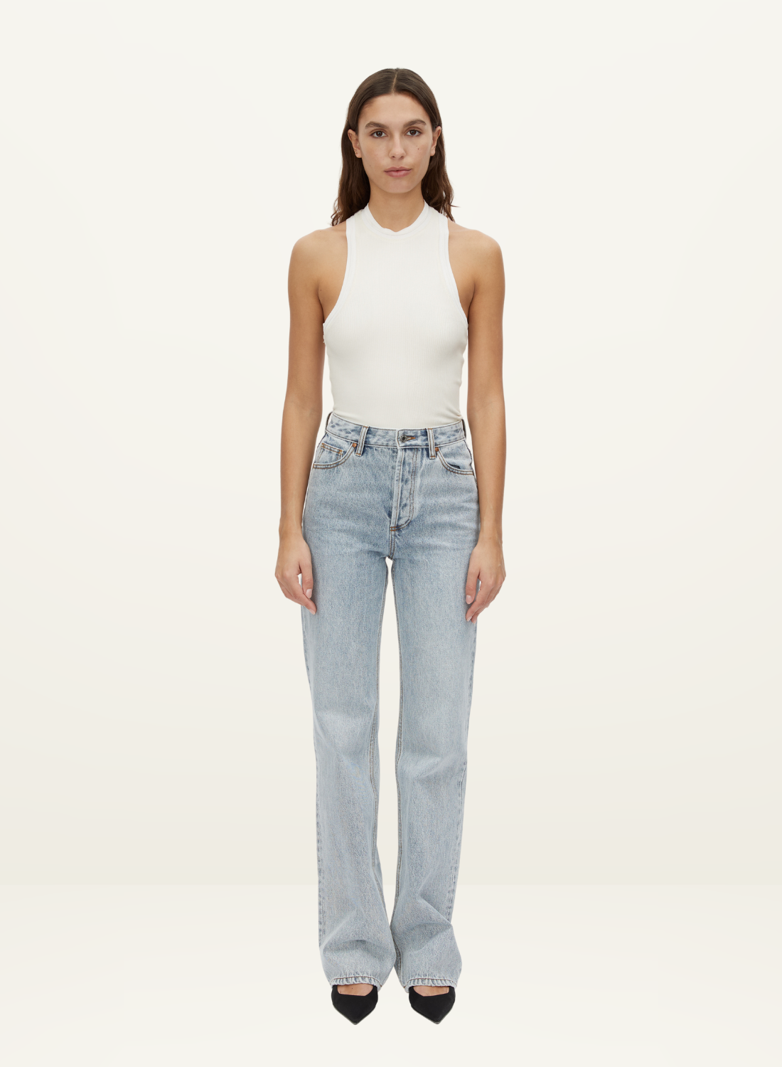 Camilla and Marc Raha Tank in Soft White