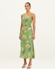 Kivari Eve One Shoulder Midi Dress