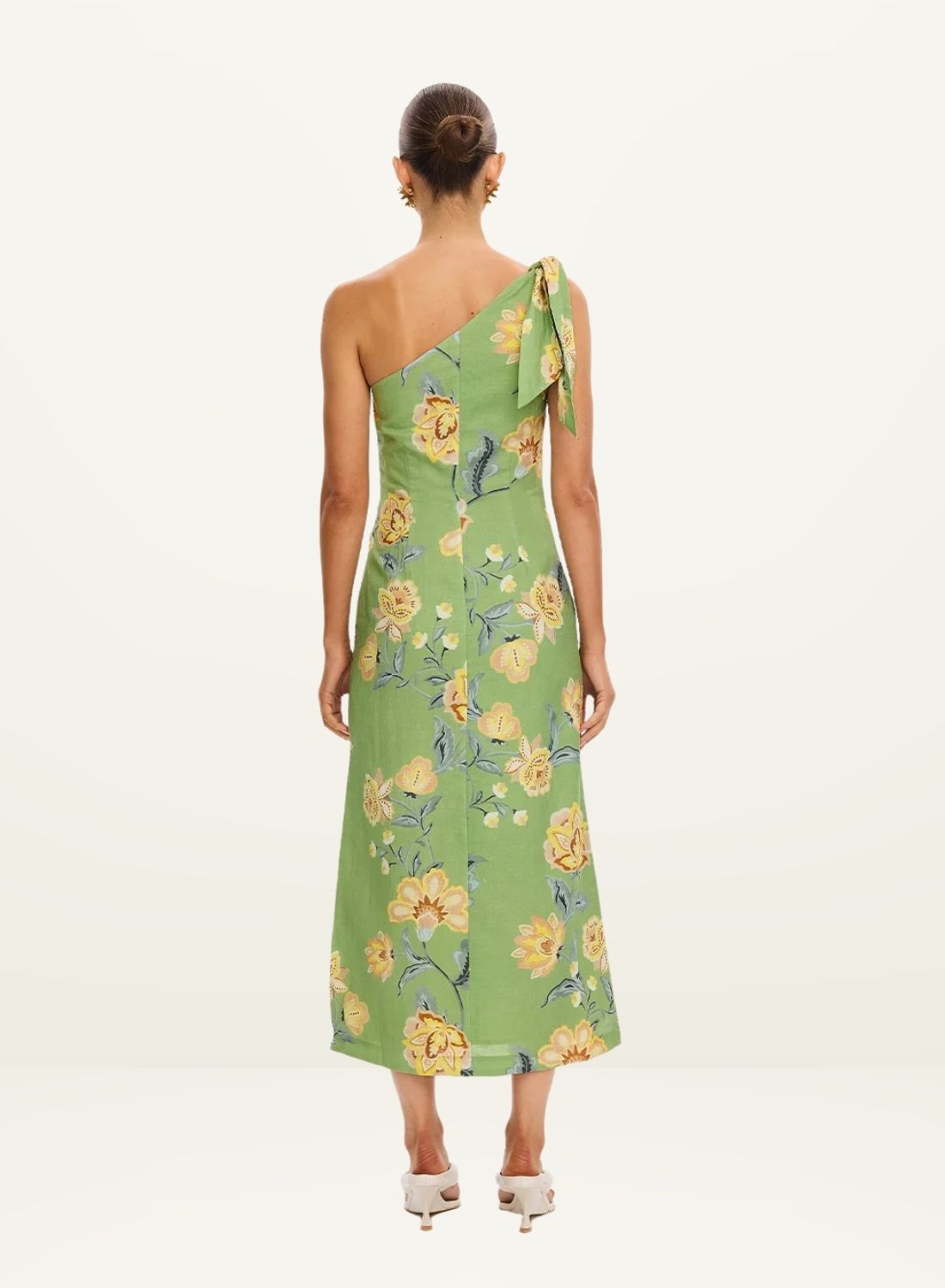 Kivari Eve One Shoulder Midi Dress