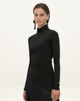 Camilla and Marc Dune Scarf Top in Black
