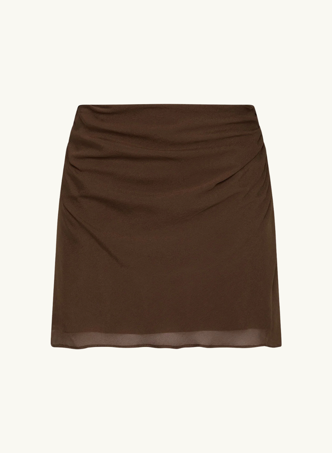 Isabelle Quinn Chloe Mini Skirt in Mocha