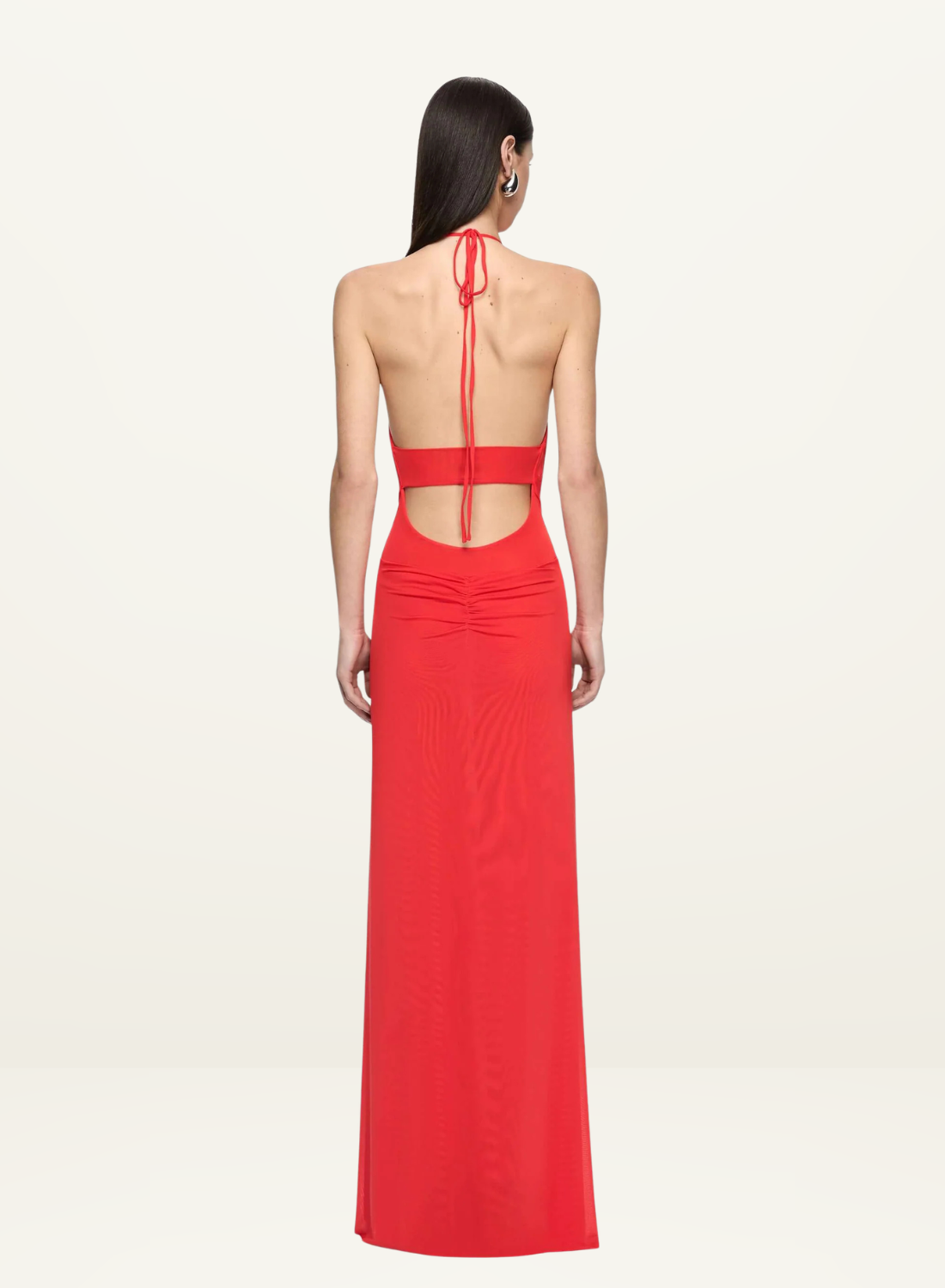 Bec + Bridge Xanthi V Neck Maxi Dress in Flame