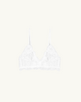 Anine Bing Lace Bra with Trim IVORY