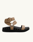 La Tribe Studded Sandal in Beige