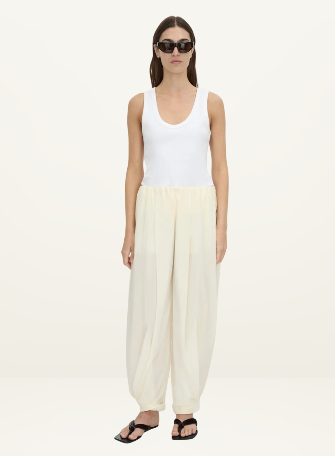 Camilla and Marc Rhia Balloon Leg Pant in Ivory