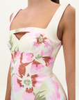 Eden Floral Square Neck Dress in PINK PRINT By Johnny-By Johnny-Frolic Girls