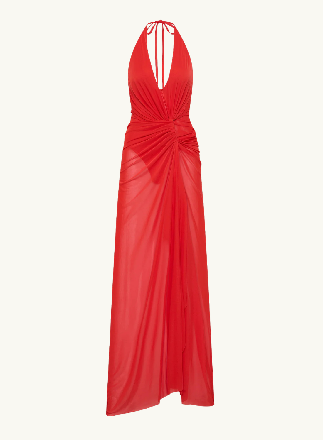 Bec + Bridge Xanthi V Neck Maxi Dress in Flame
