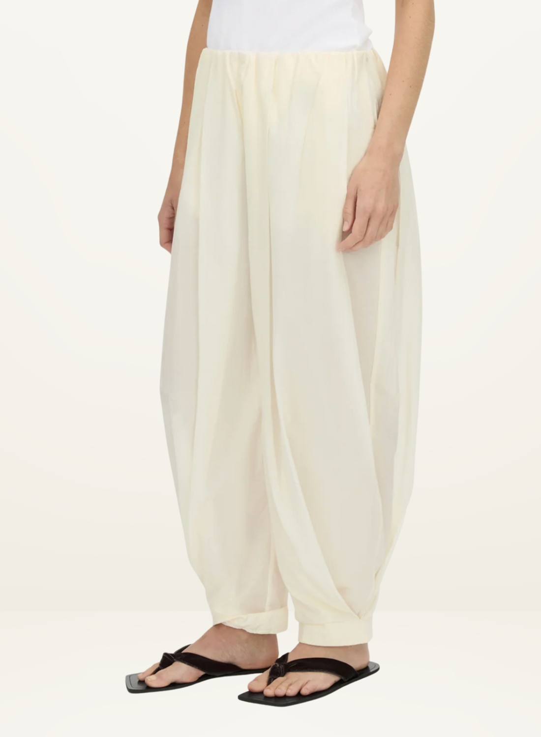 Camilla and Marc Rhia Balloon Leg Pant in Ivory