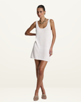 Summi Summi Knit Mini Dress in White