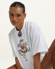 H.O.S DRAGON Band Tee WHITE Summi Summi-Summi Summi-Frolic Girls