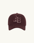 Anine Bing Jeremy Letterman Baseball Cap in DARK BURGANDY