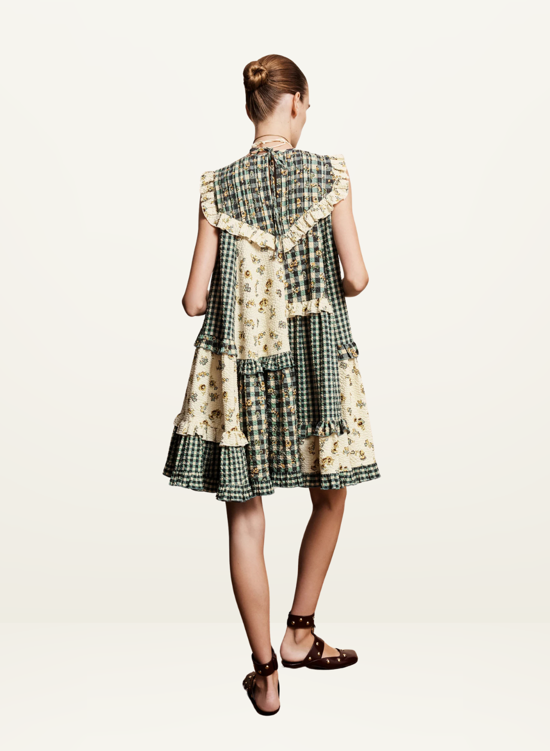 Alemais  Outrider Seersucker Mini Dress