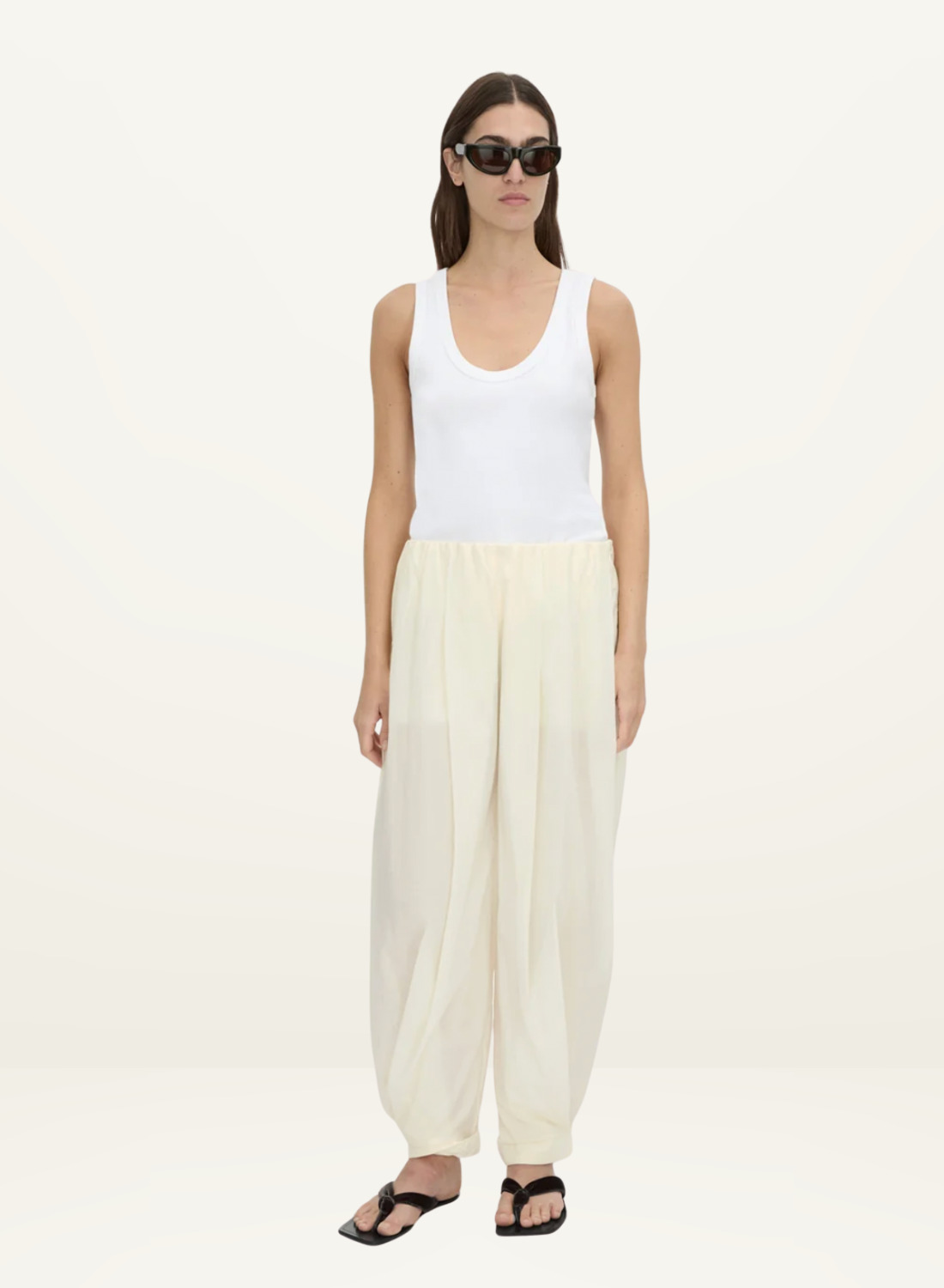 Camilla and Marc Rhia Balloon Leg Pant in Ivory